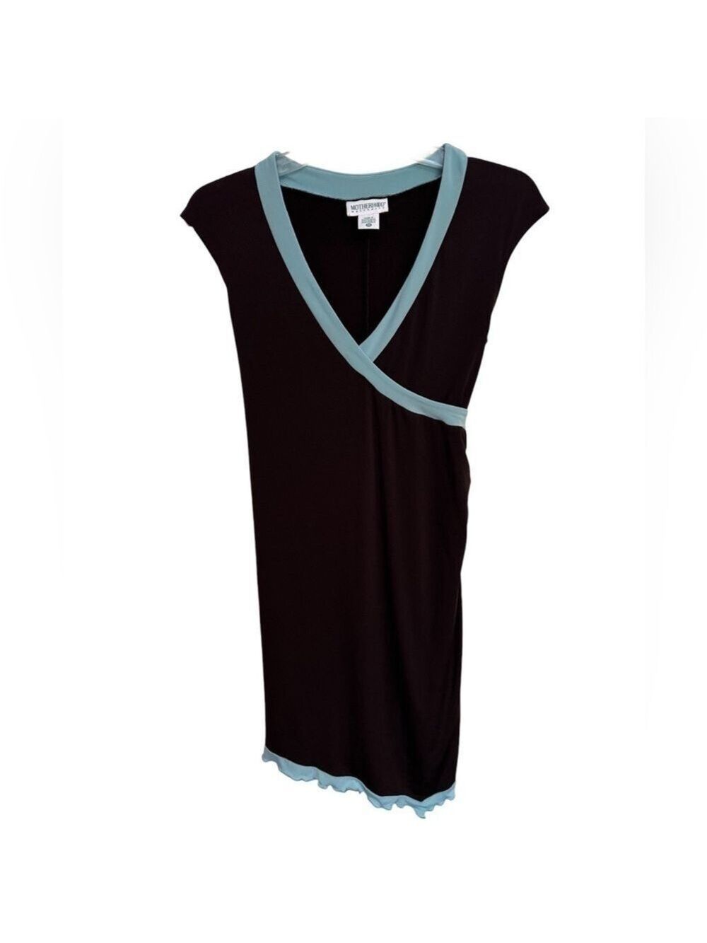 Motherhood Maternity Blue Wrap Dress Size Medium